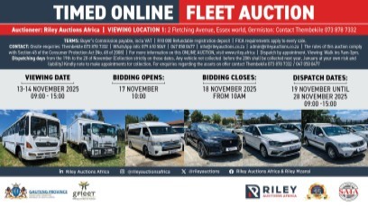 G-FLEET DE-FLEET TIMED ONLINE AUCTION